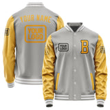 Custom Gray Yellow Jacket