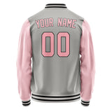 Custom Gray Light Pink Jacket JA0404210417B31721