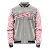 Custom Gray Light Pink Jacket JA0404210417B31721