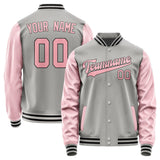 Custom Gray Light Pink Jacket JA0404210417B31721