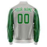 Custom Gray Emerald Green Jacket JA0404240418B31824