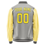 Custom Gray Light Yellow Jacket JA0404260417B31726