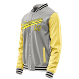 Custom Gray Light Yellow Jacket JA0404260417B31726