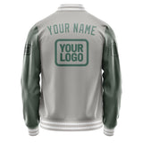 Custom Gray Blue Green Jacket JA040427041817272717