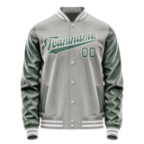 Custom Gray Blue Green Jacket JA0404270418B31827