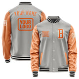 Custom Gray Orange Jacket