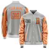 Custom Gray Orange Jacket