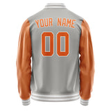 Custom Gray Orange Jacket JA0404280418B31828