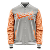 Custom Gray Orange Jacket JA0404280418B31828