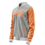 Custom Gray Orange Jacket JA0404280418B31828