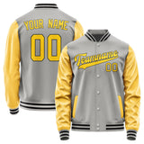 Custom Gray Gold Jacket