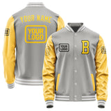 Custom Gray Gold Jacket