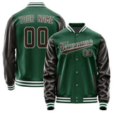 Custom Green Brown Jacket