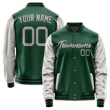 Custom Green Gray Jacket