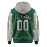 Custom Green Gray Jacket