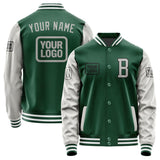 Custom Green Gray Jacket