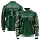 Custom Green Dark Green Jacket