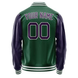 Custom Green Purple Jacket JA0505070518B21807