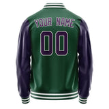 Custom Green Purple Jacket JA0505070518B31807