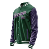 Custom Green Purple Jacket JA0505070518B31807