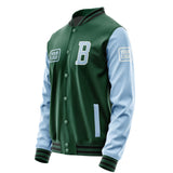 Custom Green Light Blue Jacket JA050508051718080818