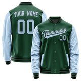 Custom Green Light Blue Jacket