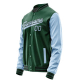 Custom Green Light Blue Jacket JA0505080517B31708