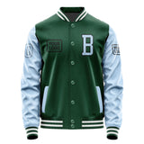 Custom Green Light Blue Jacket JA050508051817080817