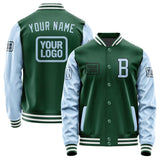 Custom Green Light Blue Jacket