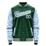 Custom Green Light Blue Jacket JA0505080518B31808