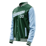 Custom Green Light Blue Jacket JA0505080518B31808