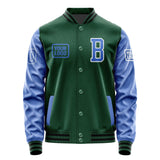 Custom Green Sky Blue Jacket JA050509051718090918