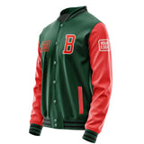 Custom Green Orange Red Jacket JA050512051718121218