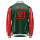 Custom Green Orange Red Jacket JA050512051817121217