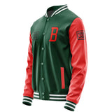 Custom Green Orange Red Jacket JA050512051817121217