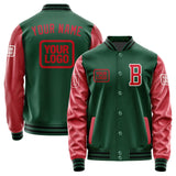 Custom Green Red Jacket JA050514051718141418