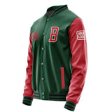 Custom Green Red Jacket JA050514051718141418