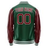 Custom Green Crimson Red Jacket JA0505150518B21815