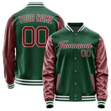 Custom Green Crimson Red Jacket