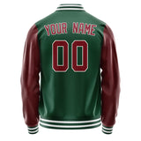 Custom Green Crimson Red Jacket JA0505150518B31815