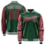 Custom Green Crimson Red Jacket JA0505150518B31815