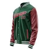 Custom Green Crimson Red Jacket JA0505150518B31815