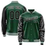 Custom Green Black Jacket