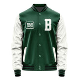 Custom Green White Jacket JA050518051718181818