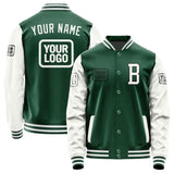 Custom Green White Jacket