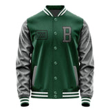 Custom Green Dark Grey Jacket JA050520051817202017