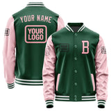 Custom Green Light Pink Jacket