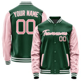 Custom Green Light Pink Jacket