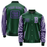 Custom Green Light Purple Jacket JA050523051718232318