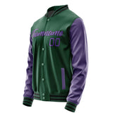 Custom Green Light Purple Jacket JA0505230517B21723